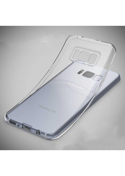 Samsung Galaxy S8 Plus Kılıf Şeffaf Ince Esnek Silikon Kılıf Zipax-Süper modelleri