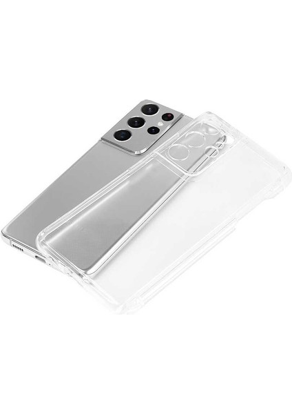 Samsung Galaxy S21 Ultra Kılıf Şeffaf Ince Esnek Silikon Kılıf Zipax-Süper fiyatları