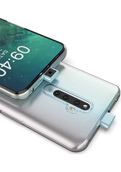 Oppo Reno 2z Kılıf Şeffaf Ince Esnek Silikon Kılıf Zipax-Süper