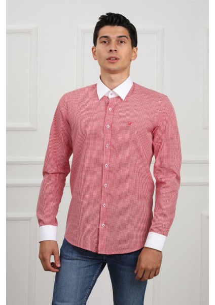 Pötikare Erkek Gömlek Yaka Manşet Beyaz