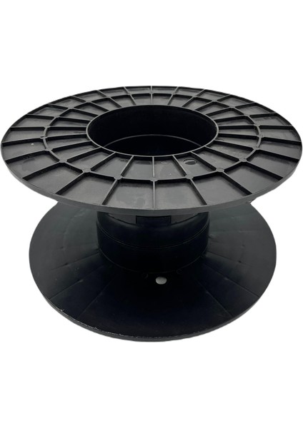 Plastik Makara Portatif Siyah Renk 36 cm