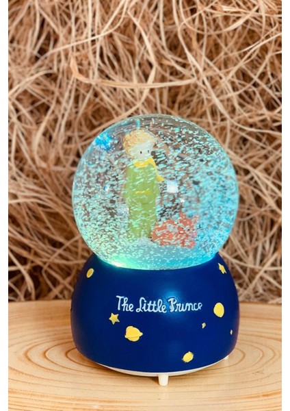 The Little Prince Küçük Prens Müzikli Işıklı Otomatik Kar Tanesi Püskürtmeli Büyük Boy Kar Küresi fırsatları