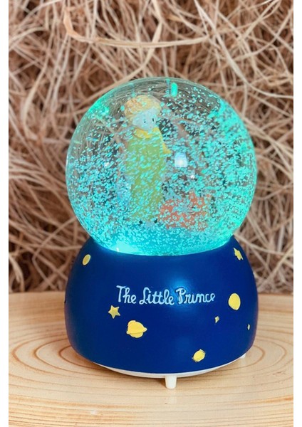 The Little Prince Küçük Prens Müzikli Işıklı Otomatik Kar Tanesi Püskürtmeli Büyük Boy Kar Küresi indirimleri