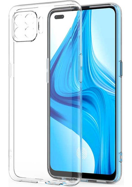 Oppo Reno 4 Lite Kılıf Şeffaf Ince Esnek Silikon Kılıf Zipax-Süper