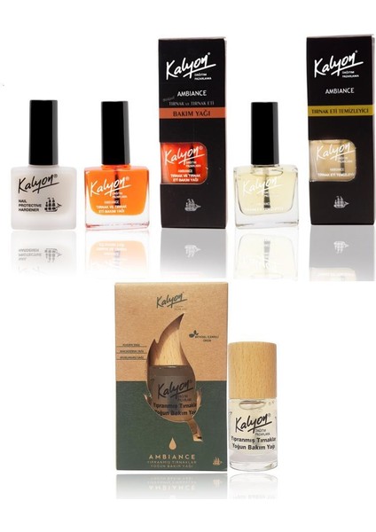 Tırnak Bakım+Bakım Yağı+Et Temizleyici+Kalyon Bitkisel Tırnak Bakım Yağı 11 Ml