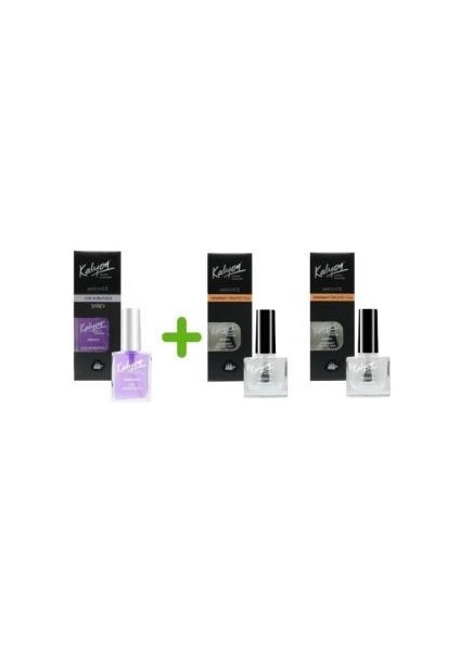 Kalyon oje Kurutucu Sprey 17 Ml+Sararmayı Önleyici Cila 11 Ml 2adet