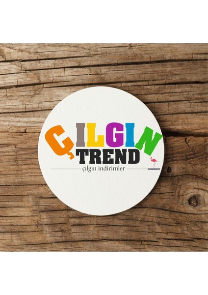 Firmaya Özel 10 Adet Yuvarlak Ahşap Bardak Altlıgı fiyatları