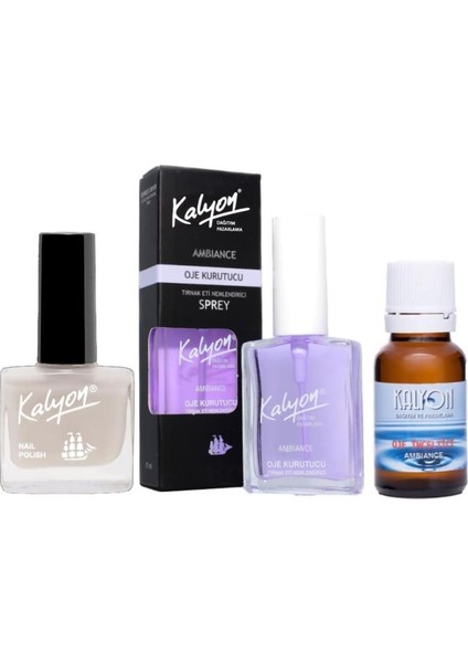 Oje 201 + Oje Kurutucu Sprey 17 Ml + Oje Çözücü