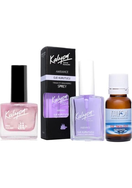 Oje 206 + Oje Kurutucu Sprey 17 Ml + Oje Çözücü