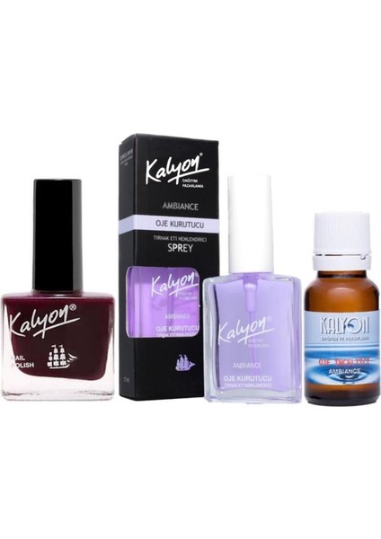 Oje 210 + Oje Kurutucu Sprey 17 Ml + Oje Çözücü