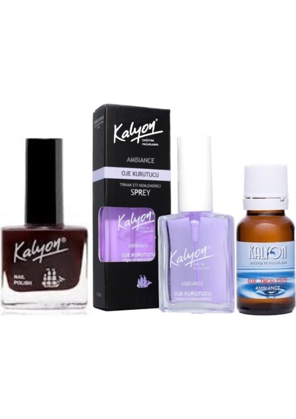 Oje 211 + Oje Kurutucu Sprey 17 Ml + Oje Çözücü