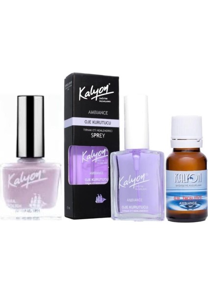 Oje 301 + Oje Kurutucu Sprey 17 Ml + Oje Çözücü