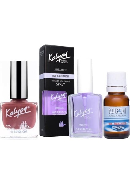 Oje 303 + Oje Kurutucu Sprey 17 Ml + Oje Çözücü