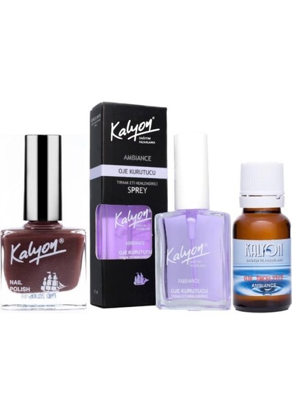 Oje 306 + Oje Kurutucu Sprey 17 Ml + Oje Çözücü