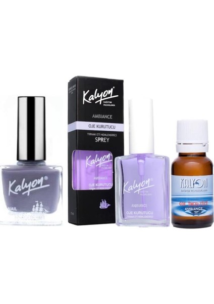 Oje 309 + Oje Kurutucu Sprey 17 Ml + Oje Çözücü