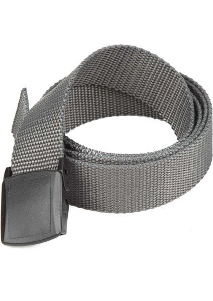 Kilitli Plastik Tokalı Taktik Outdoor Kemer Gri