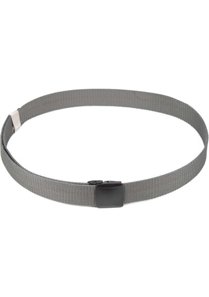 Kilitli Plastik Tokalı Taktik Outdoor Kemer Gri