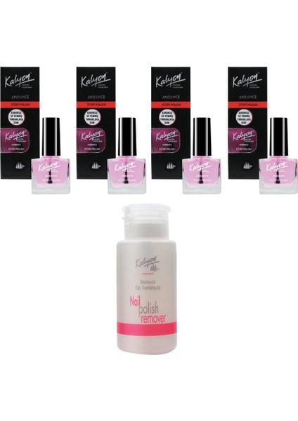 Acı Cila 4 Adet+Pompalı Aseton 200ml