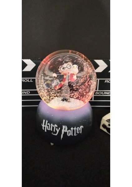 Kar Motorlu Üflemeli Harry Potter Kar Küresi Işıklı Melodili Büyükboy modelleri
