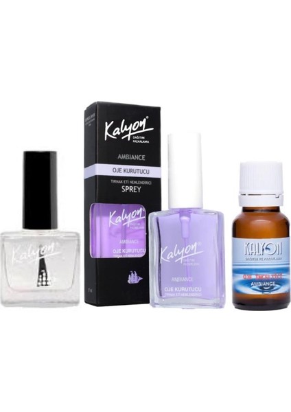 Oje 200 + Oje Kurutucu Sprey 17 Ml + Oje Çözücü