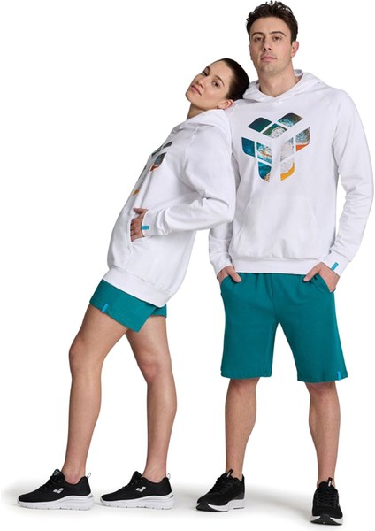 Planet Water Unisex Beyaz Günlük Stil Sweatshirt 006812100 modelleri