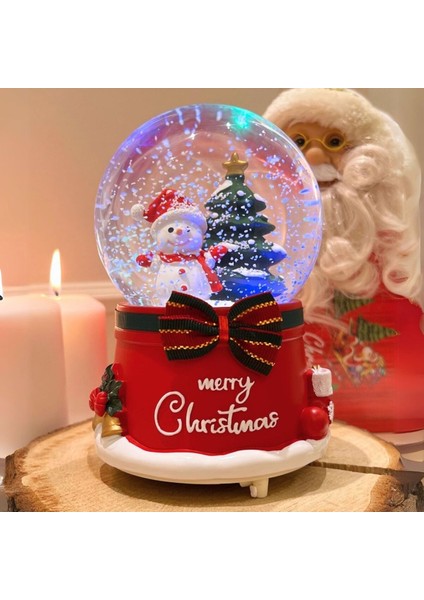Mega Boy Yılbaşı Kar Küresi Otomatik Kar Üflemeli Işıklı Müzikli Kar Küresi modelleri