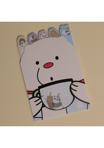 3 Kafadar Ayılar Post-It 4'lü Set