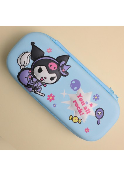 Kawai Sanrio Kuromi Mavi Kalem Kutusu