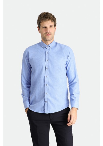 Uzun Kol Slim Fit Oduncu Pamuklu Gömlek modelleri