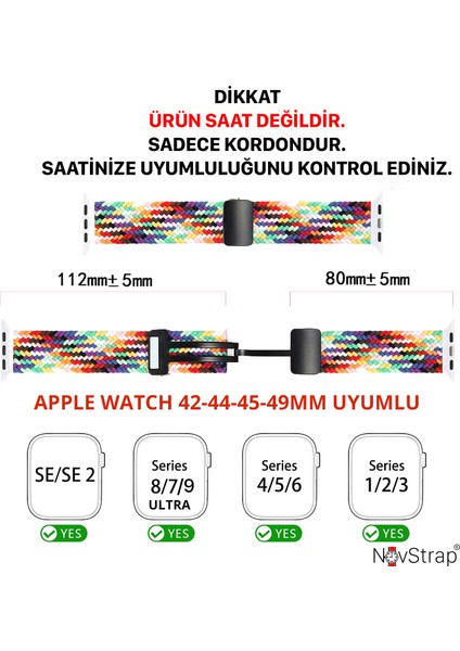 Apple Watch ile Uyumlu 42 44 45 49 mm Seri 4 5 6 7 8 9 Se Ultra Kordon Flexible Magnet Toka fiyatları