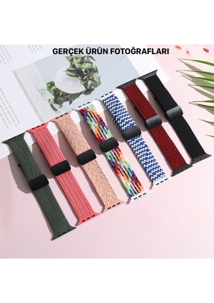 Apple Watch ile Uyumlu 42 44 45 49 mm Seri 4 5 6 7 8 9 Se Ultra Kordon Flexible Magnet Toka indirimleri