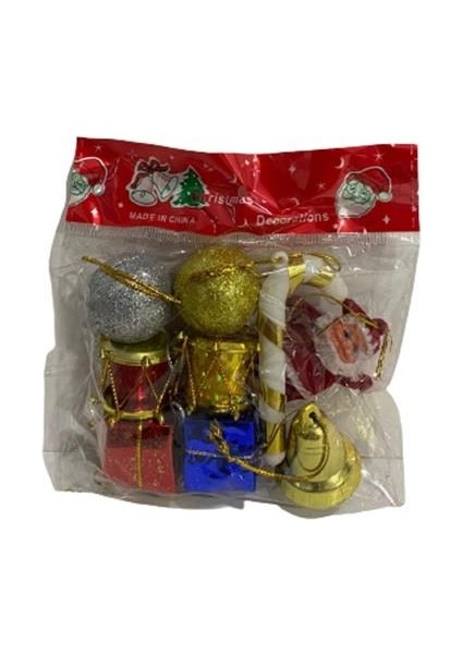 Yılbaşı Süsü 2062 Karışık Küçük 9 Lu