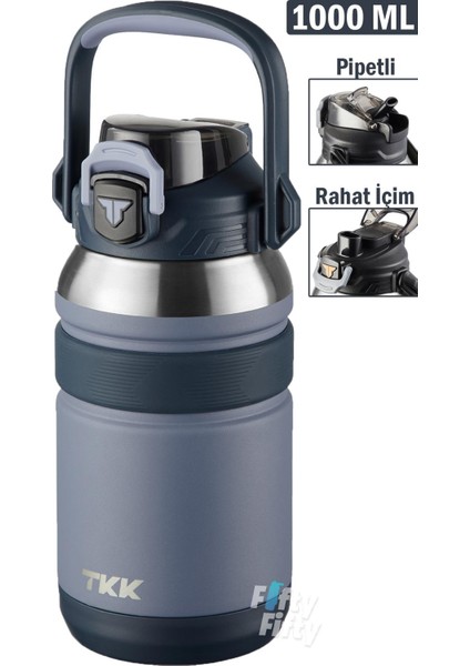 Tkk 1000 ml Profesyonel Kamp Matarası