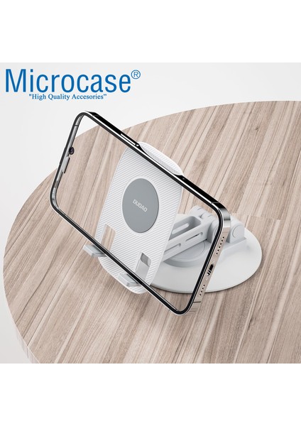 360 Derece Dönerli Katlanabilir Masaüstü Telefon Tutucu Metal Stand - AL4155