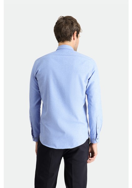 Uzun Kol Slim Fit Oduncu Pamuklu Gömlek fırsatları