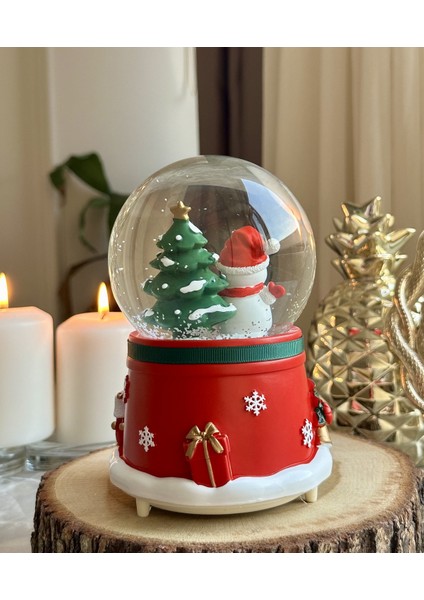 Mega Boy Yılbaşı Kar Küresi Otomatik Püskürtmeli Özel Yılbaşı Müzikli indirimleri