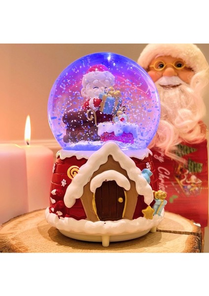 Mega Boy Yılbaşı Kar Küresi Otomatik Kar Üflemeli Işıklı Müzikli Kar Küresi fiyatları
