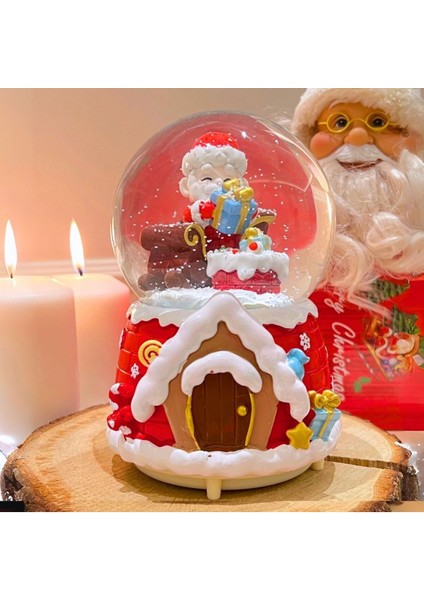 Mega Boy Yılbaşı Kar Küresi Otomatik Kar Üflemeli Işıklı Müzikli Kar Küresi indirimleri