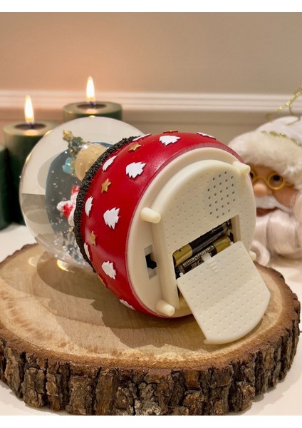 Yılbaşı Noel Kar Küresi Mega Boy Işıklı Müzikli Otomatik Kar Püskürtmeli indirimleri