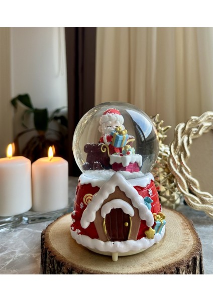 Mega Boy Yılbaşı Kar Küresi Otomatik Püskürtmeli Özel Yılbaşı Müzikli fiyatları