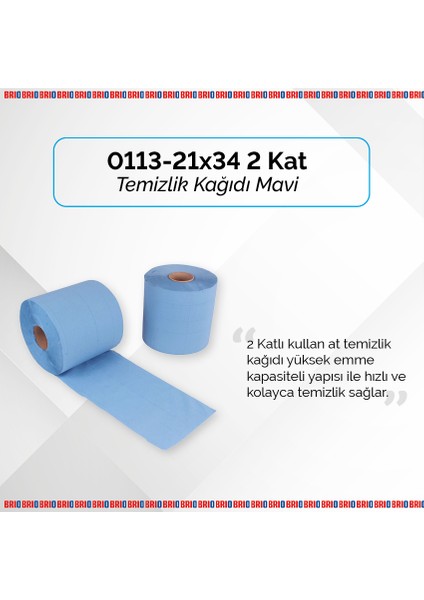 Temizlik Kağıdı 21X34 2 Kat 500 Yaprak Mavi fiyatları