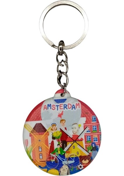 Hollanda Temalı Anahtarlık Kapak Açacak