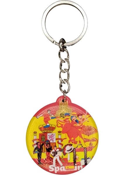 Ispanya Temalı Anahtarlık Kapak Açacak