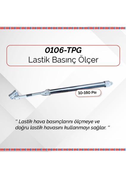 Lastik Basınç Ölçer 10-160 Psı