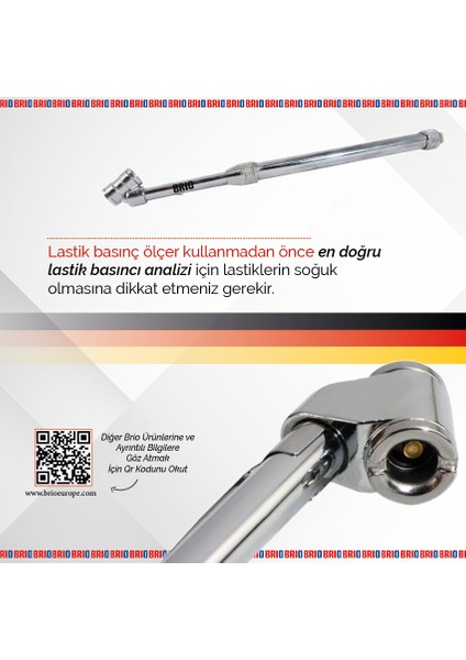 Lastik Basınç Ölçer 10-160 Psı
