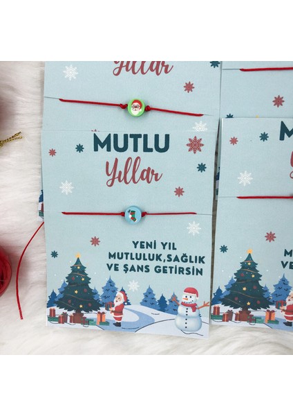 Yılbaşı Figürlü Yeni Yıl 10 Adet Bileklik fırsatları