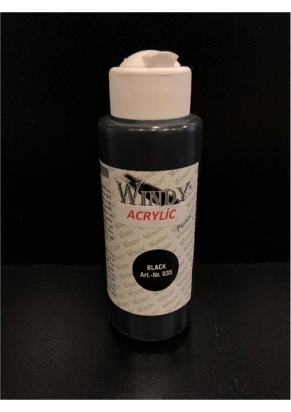Akrilik Boya - Siyah 120 ml