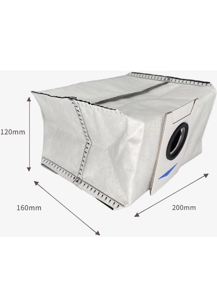 12 Adet Toz Torbası X1/T10 Omnı Robotlu Süpürge Çöp Torbaları Kirli Torbalar Yedek Aksesuarlar (Yurt Dışından)
