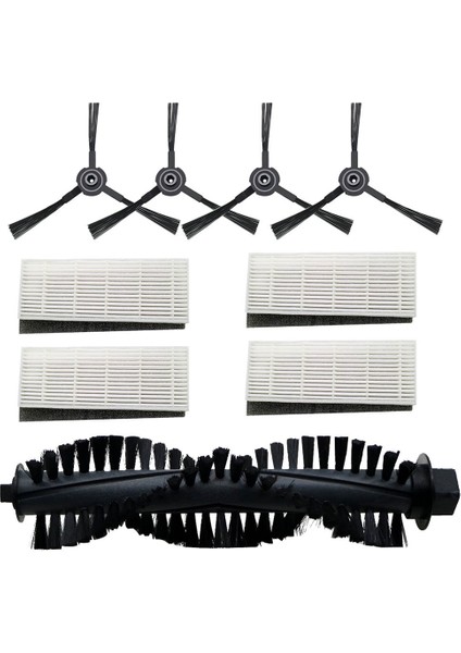 Ana Yan Fırça Filtresi Yedek Aksesuarlar A4 A4S A40 Pvcr 0726W 0826 0926 Robotik Elektrikli Süpürge (Yurt Dışından)