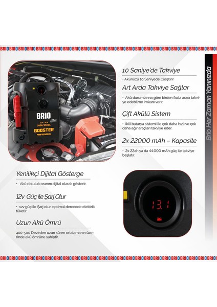 Akü Takviye Cihazı 12X24V 5000A indirimleri